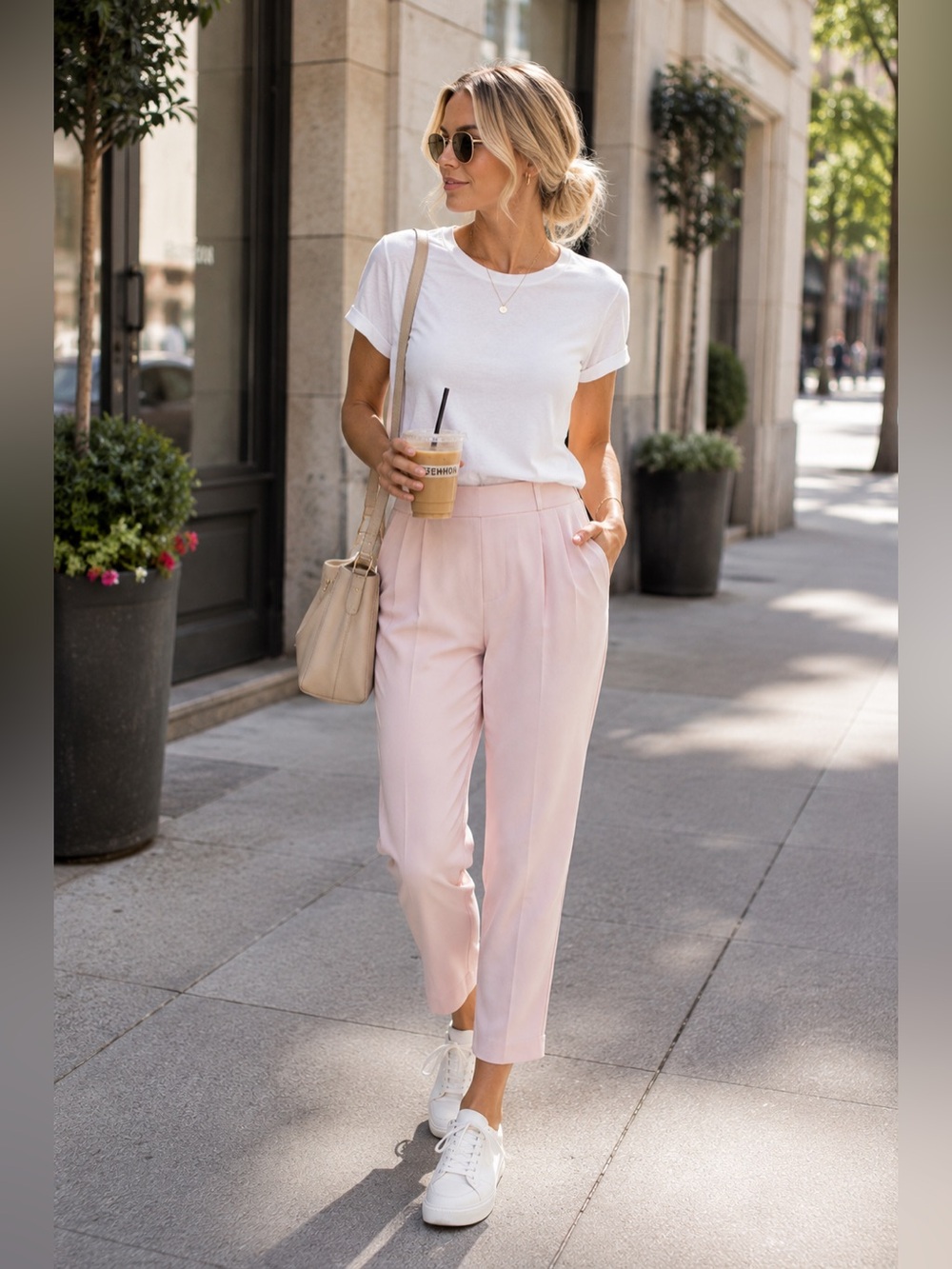 Aritzia Babaton Atelier Conan Pants | Terado Crepe | Blush Pink | Size 4